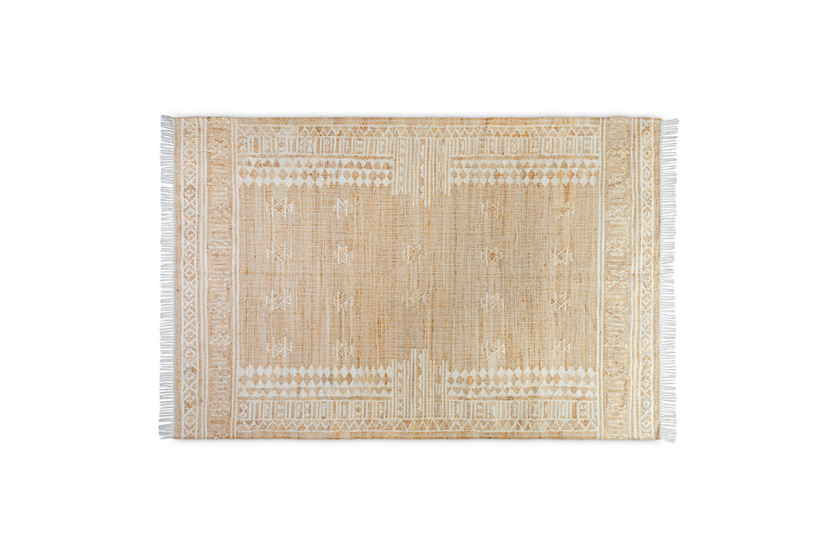 Aqil Jute & Cotton Rug - Natural