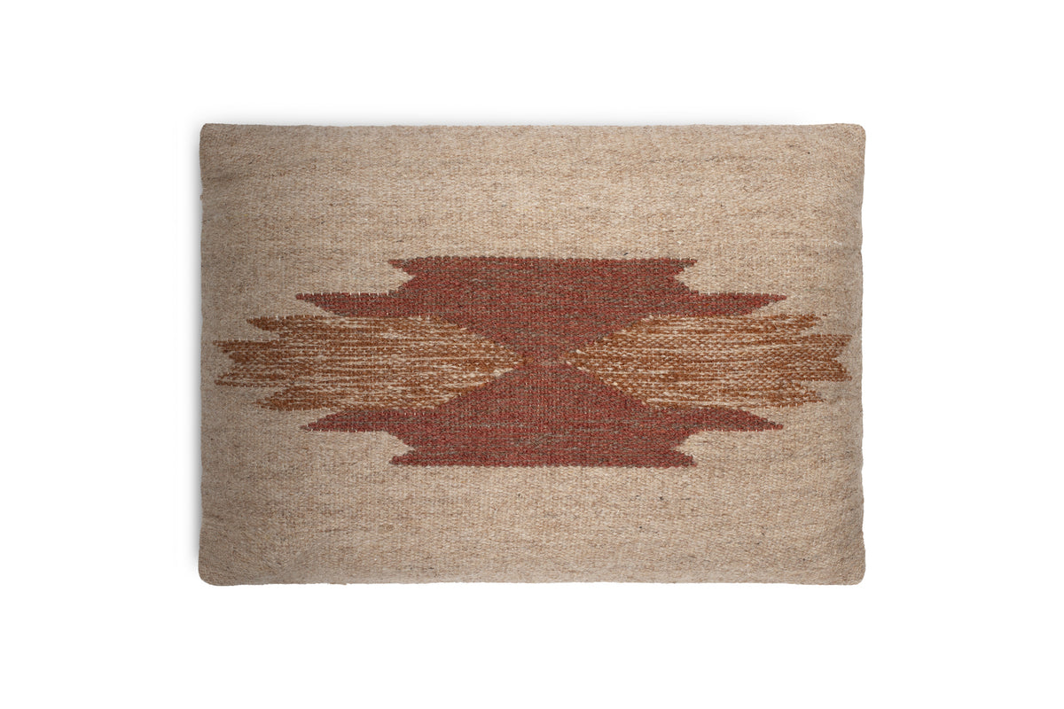 Kabir Wool Cushion Cover - Rust
