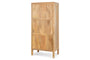Kanz Mango Wood Tall Boy Chest of Drawers - Natural