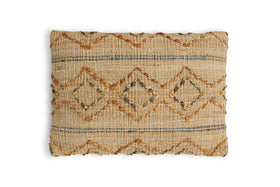 Nila Esha Cushion Cover - Rust & Indigo