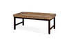 Nisha Reclaimed Wood & Iron Coffee Table - Natural