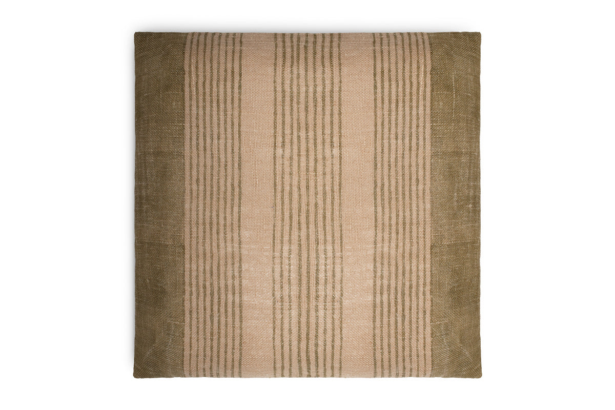 Eesha Jute Cushion Cover - Sage Green