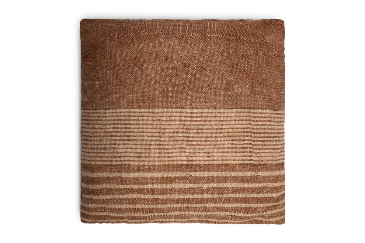 Eesha Jute Cushion Cover - Rust