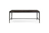 Sita Reclaimed Wood & Iron Coffee Table - Chocolate Brown