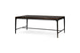 Sita Reclaimed Wood & Iron Coffee Table - Chocolate Brown