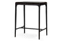 Sita Reclaimed Wood & Iron Side Table - Chocolate Brown
