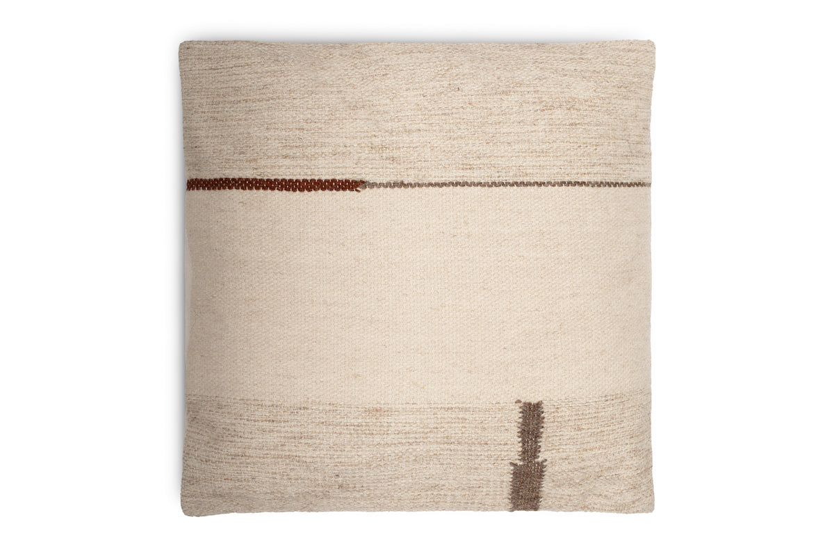 Tamil Wool Cushion Cover - Natural