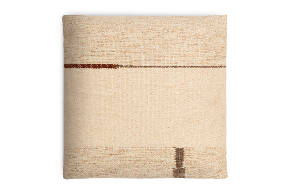 Tamil Wool Cushion Cover - Natural