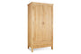 Vivan Grooved Wardrobe - Natural