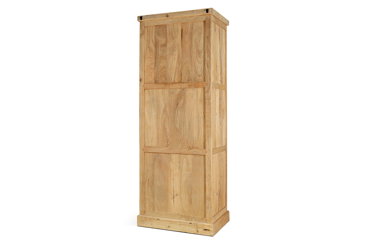 Vivan Grooved Pantry Cupboard - Natural