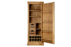 Vivan Grooved Pantry Cupboard - Natural