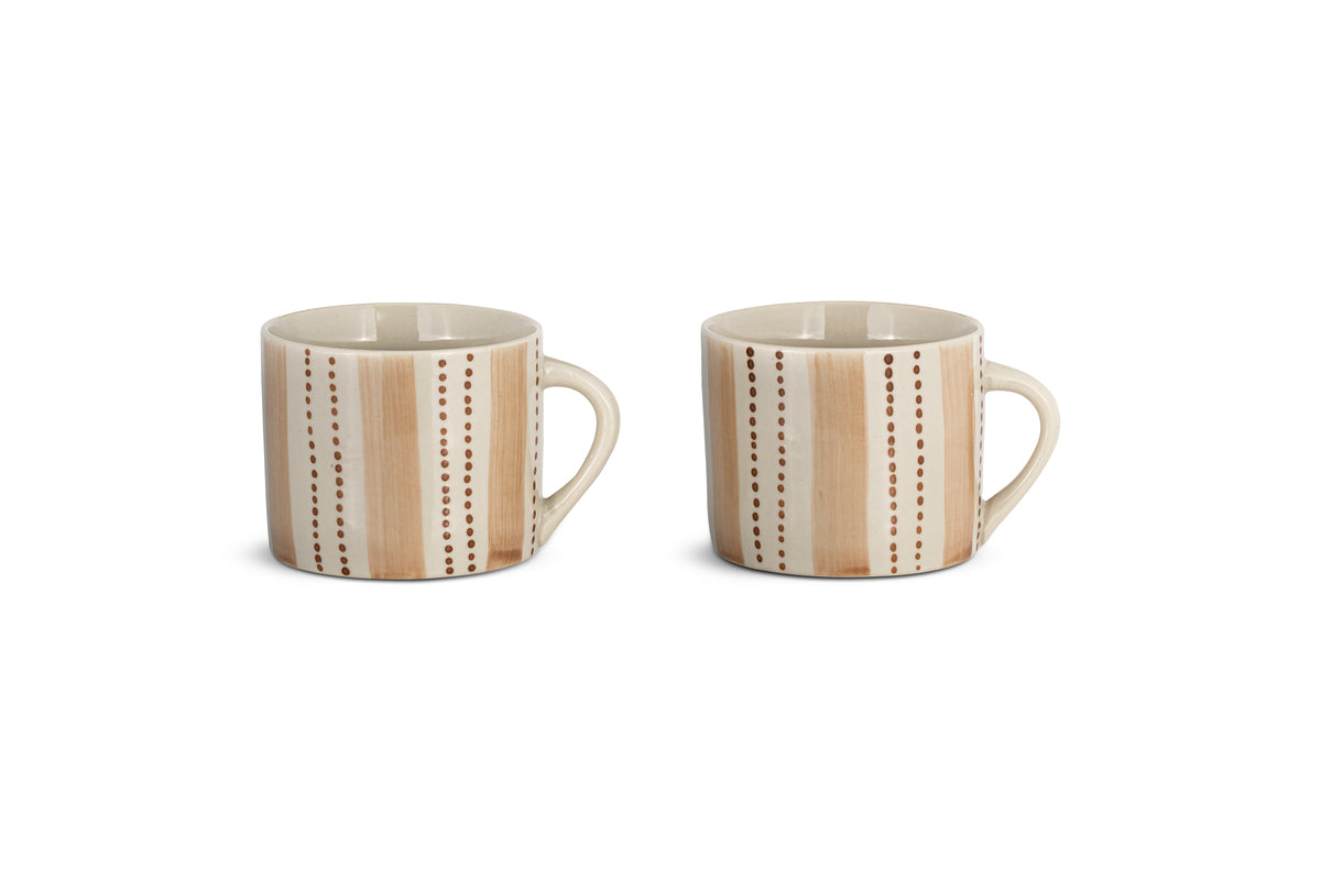 Patthar Mug - Cream & Clay