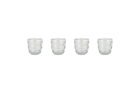 Kaanch Tumbler - Clear - (Set of 4)