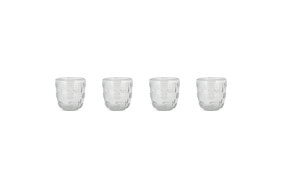 Kaanch Tumbler - Clear - (Set of 4)