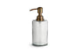 Ilcoso Recycled Hammered Glass Soap Dispenser - Clear