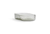 Ilcoso Recycled Hammered Glass Soap Dish - Clear