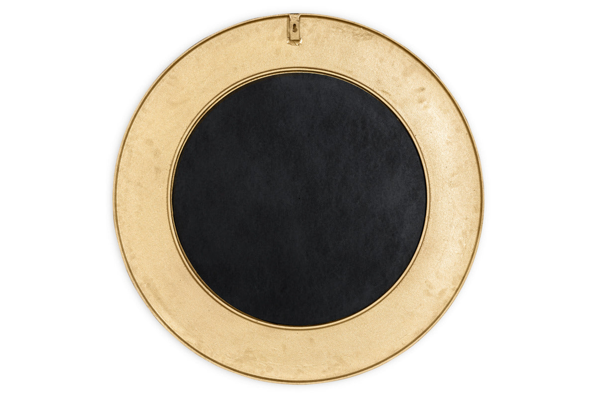 Moto Round Mirror - Antique Brass
