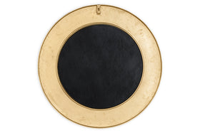Moto Round Mirror - Antique Brass