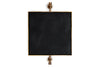 Visala Swivel Wall Mirror - Antique Brass