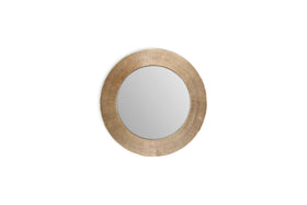 Putali Etched Mirror - Antique Brass