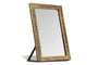 Baja Standing Mirror - Antique Brass