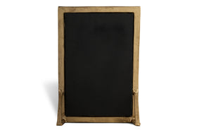 Baja Standing Mirror - Antique Brass