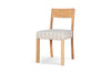 Nidhi Linen Upholstered Dining Chair - Natural