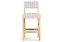 Nidhi Linen Upholstered Counter Chair - Natural