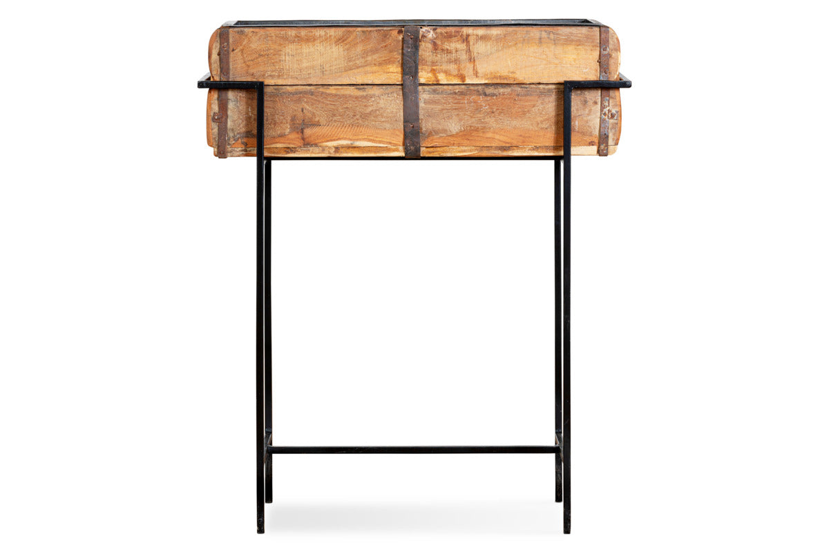 Amazzi Indoor Planter Stand - Natural & Black