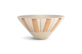 Patthar Serving Bowl - Cream & Clay - Medium