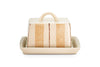 Patthar Butter Dish - Cream & Clay