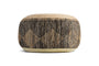 Kapil Jute Round Pouf - Charcoal
