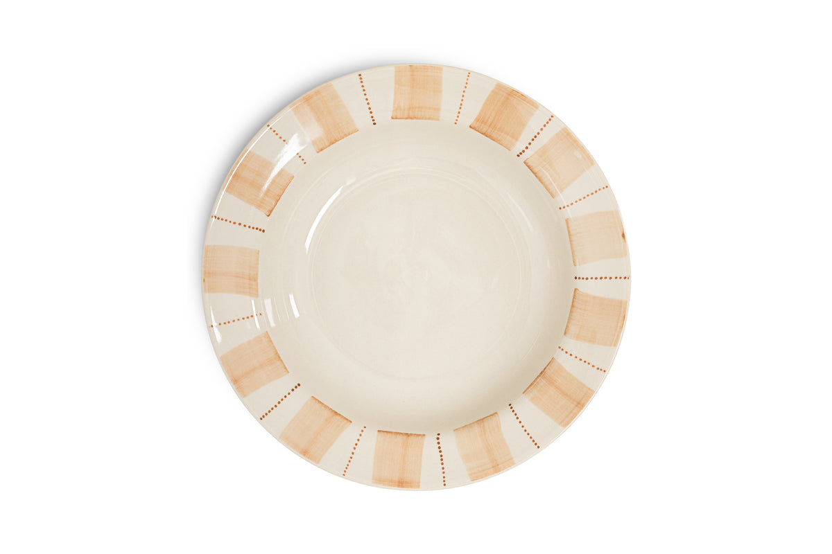 Patthar Dinnerware Set - Cream & Clay