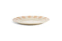Patthar Dinner Plate - Cream & Clay
