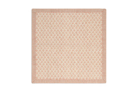 Peplu Block Print Napkin - Terracotta - (Set of 4)