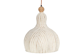 Kela Fabric Pendant - Off White