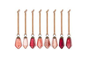 Ratnam Baubles - Mixed Merlot - (Set of 8)