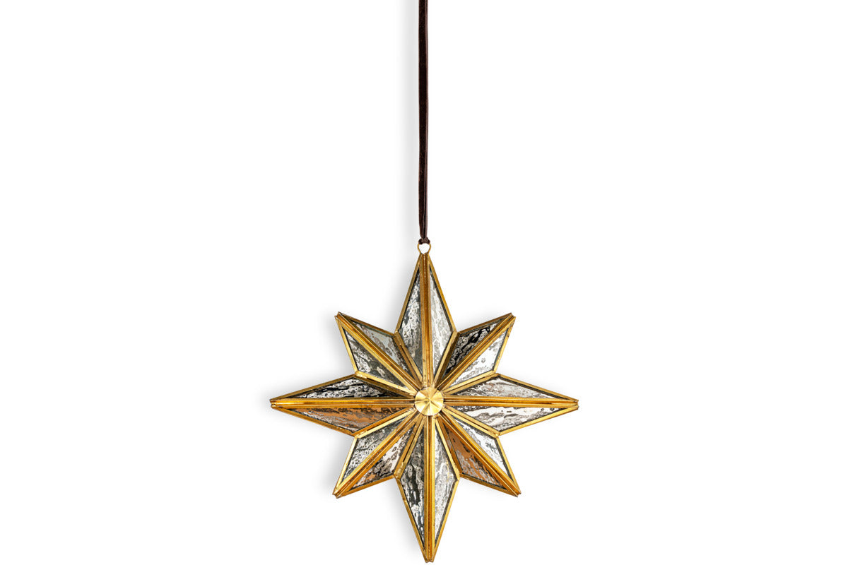 Taara Star Decoration - Antique Brass