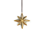 Taara Star Decoration - Antique Brass