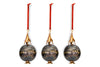 Kalira Baubles  - Black & Brass (Set of 3)