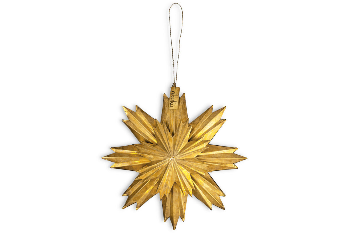 Amata Hanging Star - Antique Brass