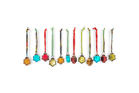 Oko Mini Star Baubles - Mixed Matt - (Set of 12)