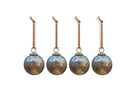 Pasali Baubles - Blue Smoke - (Set of 4)