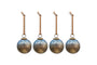 Pasali Baubles - Blue Smoke (Set of 4)