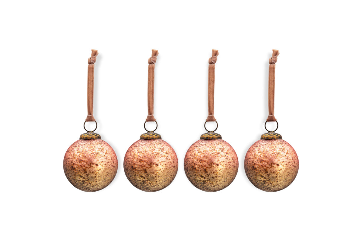 Pasali Baubles - Copper Smoke (Set of 4)