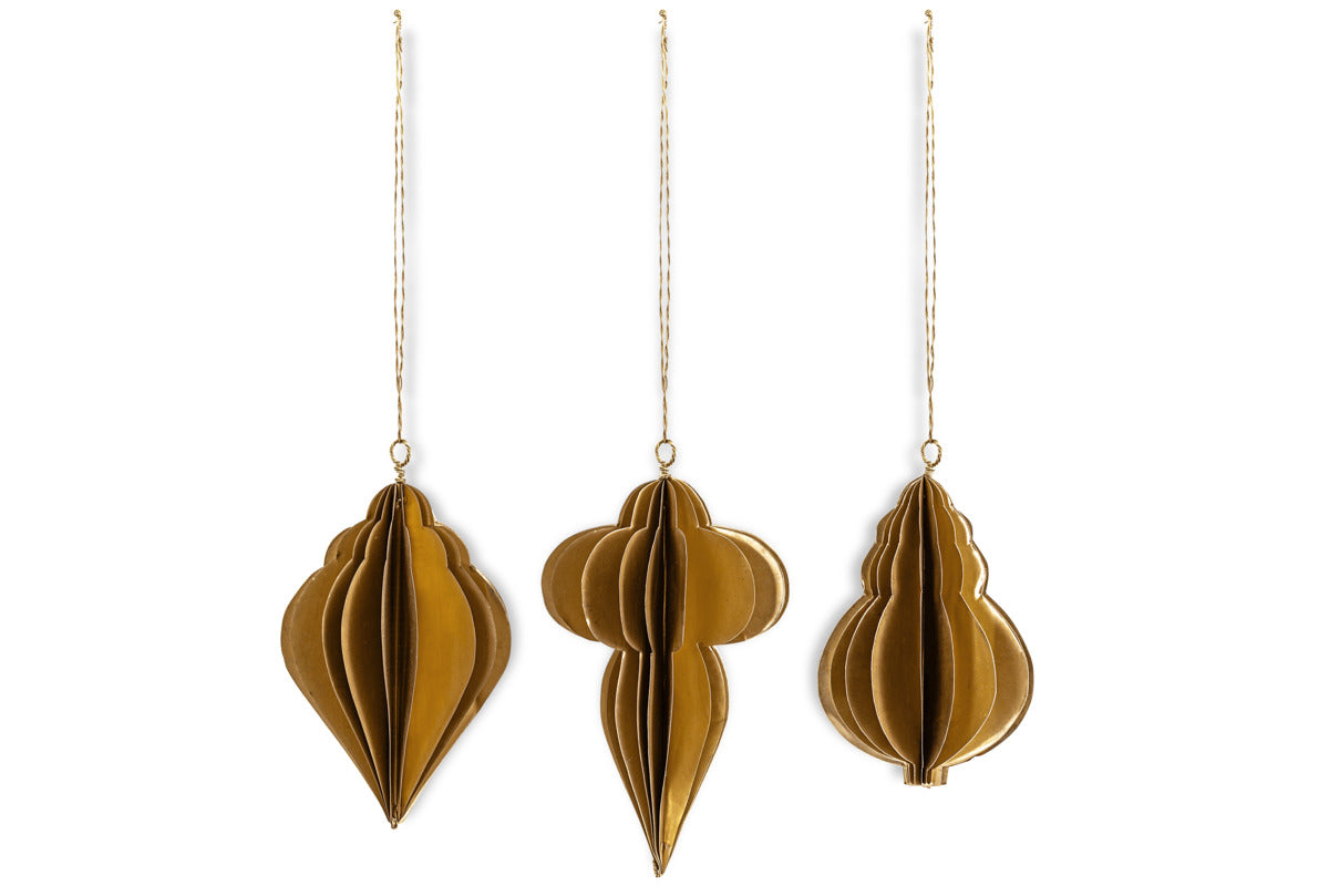 Amata Baubles - Antique Brass (Set of 3)