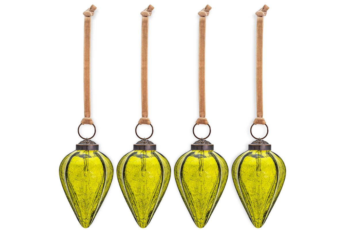 Khela Baubles - Moss (Set of 4)
