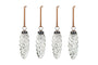 Athardi Drop Bauble - Antique Silver (Set of 4)