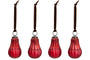 Pannee Drop Baubles - Merlot (Set of 4)