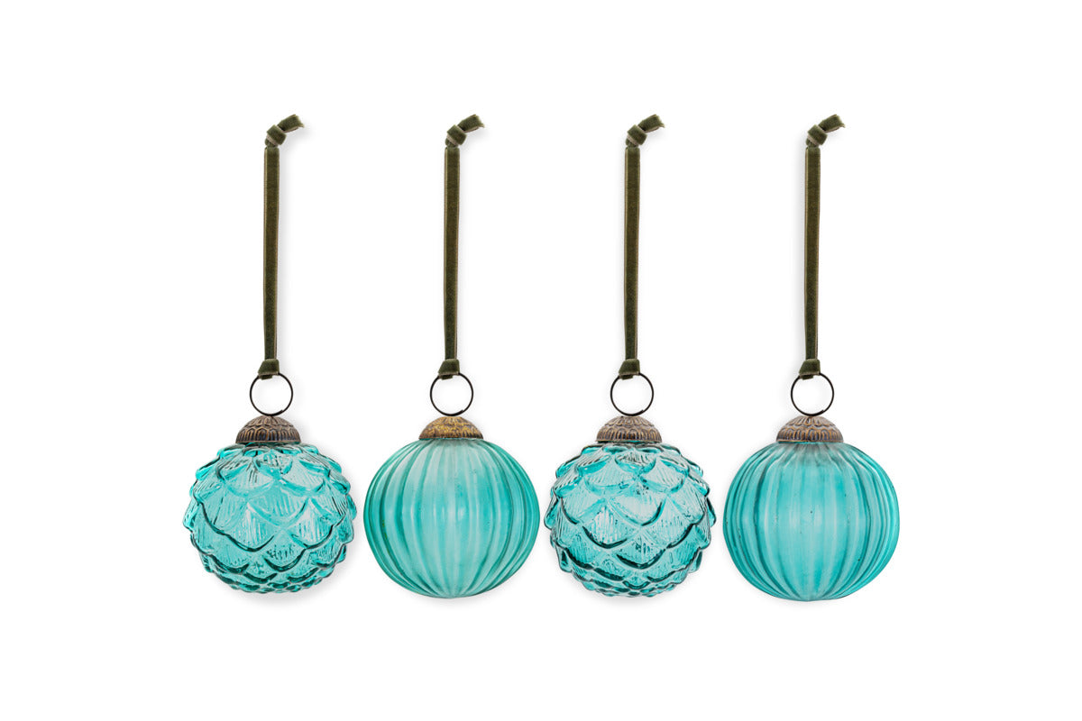 Hara Baubles - Antique Teal (Set of 4)